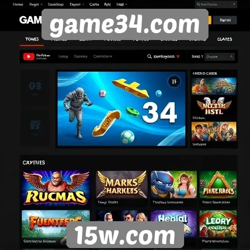 Análise das principais funcionalidades do site game34 com